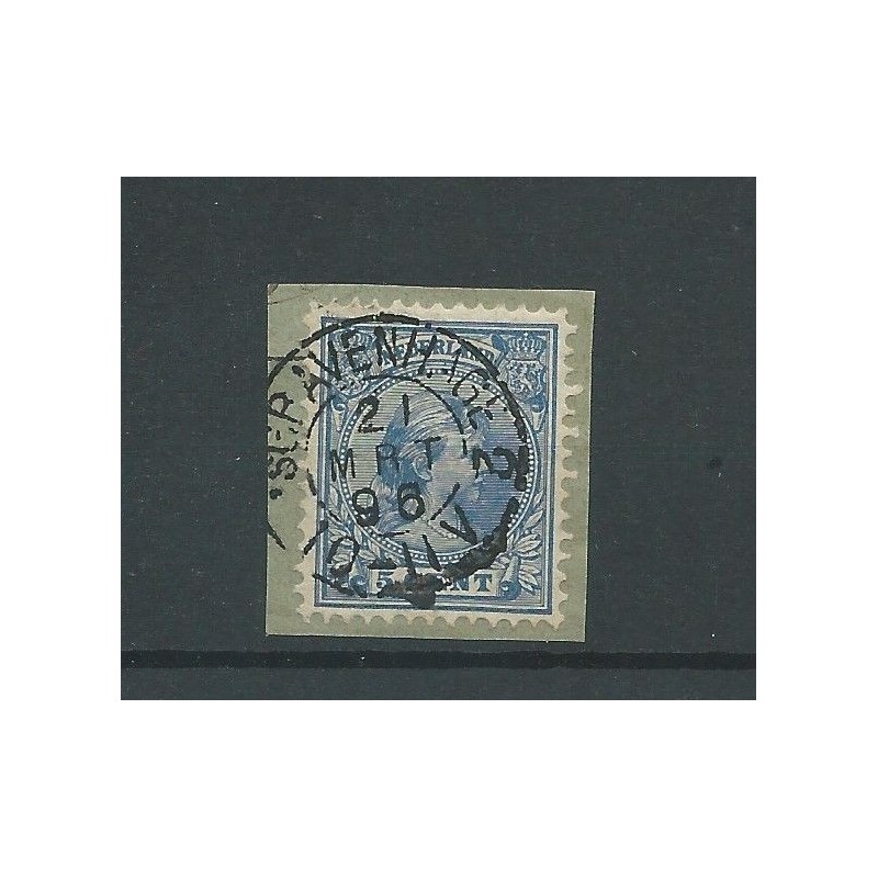 Netherlands 35 with " s'GRAVENHAGE-2 1896"  VFU/used  CV 35 €