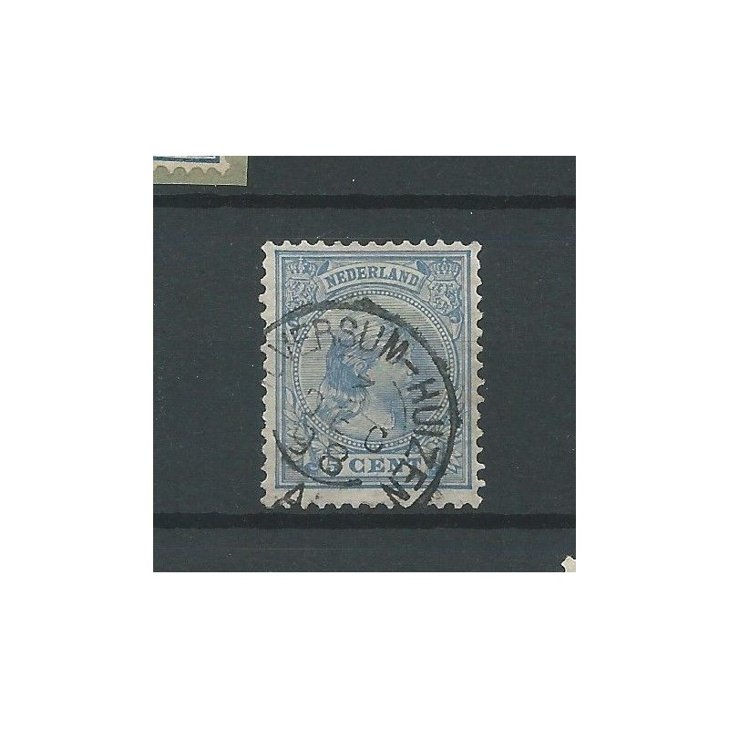 Nederland 35 met "HILVERSUM-HUIZEN-A 1898"  VFU/gebr  CV 30 €