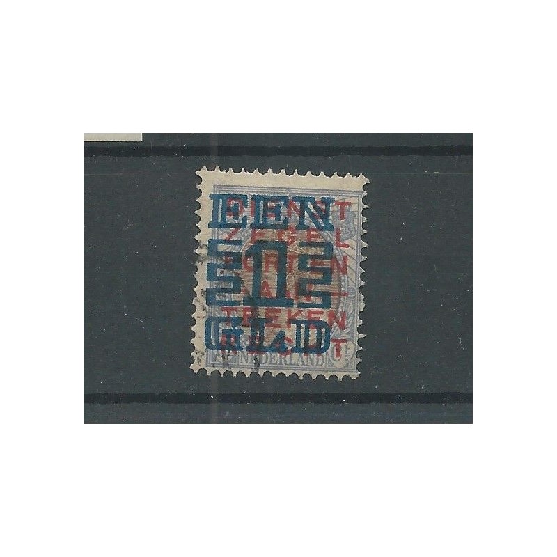 Netherlands 133C with shifted overprint  VFU/used  CV 25 €