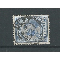 Netherlands 35 with "ULFT 1897"  VFU/used  CV 15 €