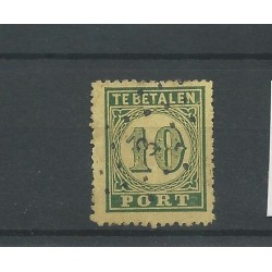 Dutch East Indies P2f "Kringetje-plate flaw" VFU/used  CV 500 €