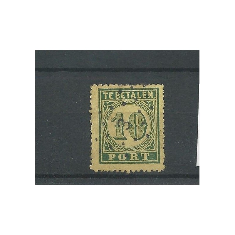 Dutch East Indies P2f "Kringetje-plate flaw" VFU/used  CV 500 €
