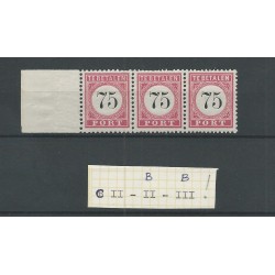 Dutch East Indies  P13C-II/P13B-II/P13B-III  MNH  CV 15+ €