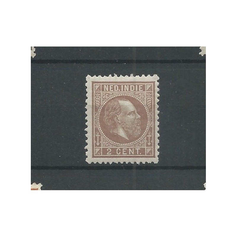Dutch East Indies 5F Willem III 1870  MH/unused  CV 125 €