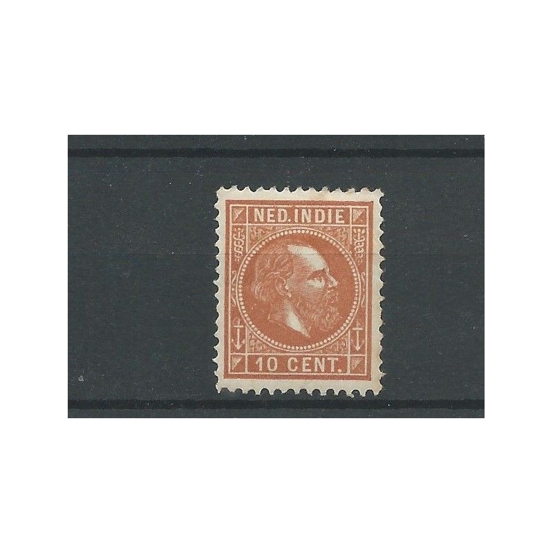 Ned. Indie 9F Willem III 1870  MH/ongebr  CV 50 €