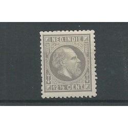 Ned. Indie 10H Willem III 1870  MH/ongebr  CV 12€