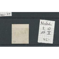 Netherlands 2 plt X   fine copy VFU/used  CV 45 €