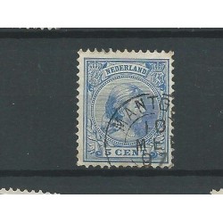 Nederland 35 met "MANTGUM 1897"  VFU/gebr  CV 25 €