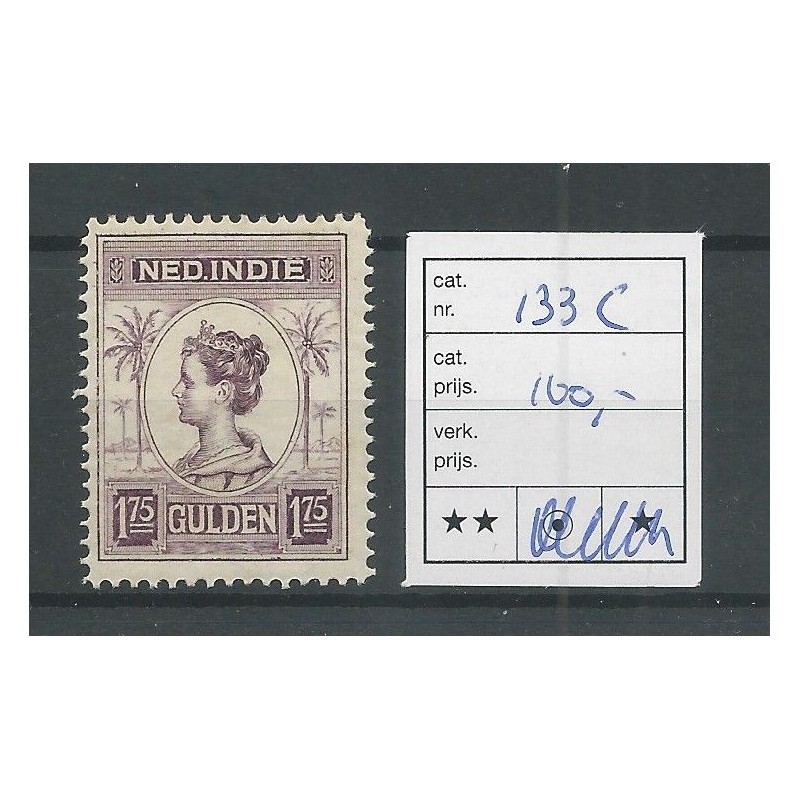 Dutch East Indies  133C Wilhelmina MNH  CV 100 €