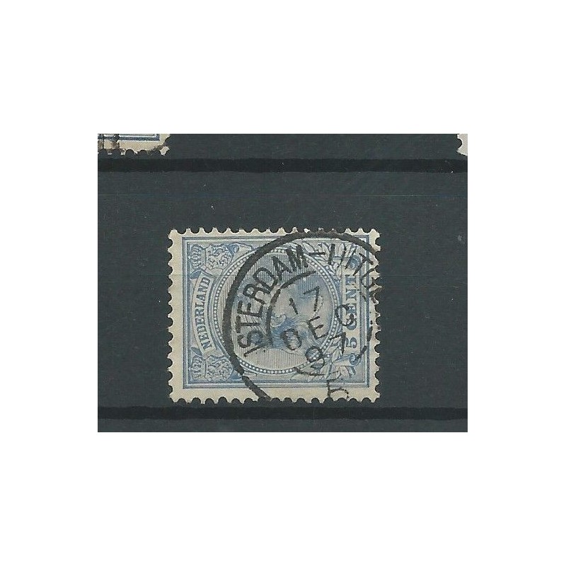 Nederland 35 met "AMSTERDAM-UITGEEST-B 1893"  VFU/gebr  CV 18 €
