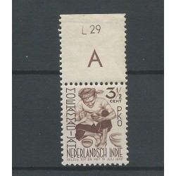 Dutch East Indies  294 with velrandtekens  MNH  CV 15+ €