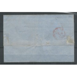 Netherlands 5 on cover Rotterdam-Amsterdam 1865 VFU/used  CV 40+ €