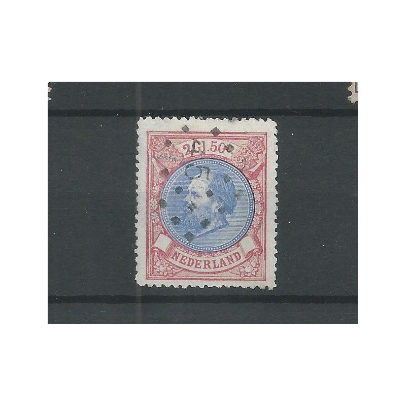 Netherlands 29 with numeral dot cancel 45  VFU/used  CV 175+ €