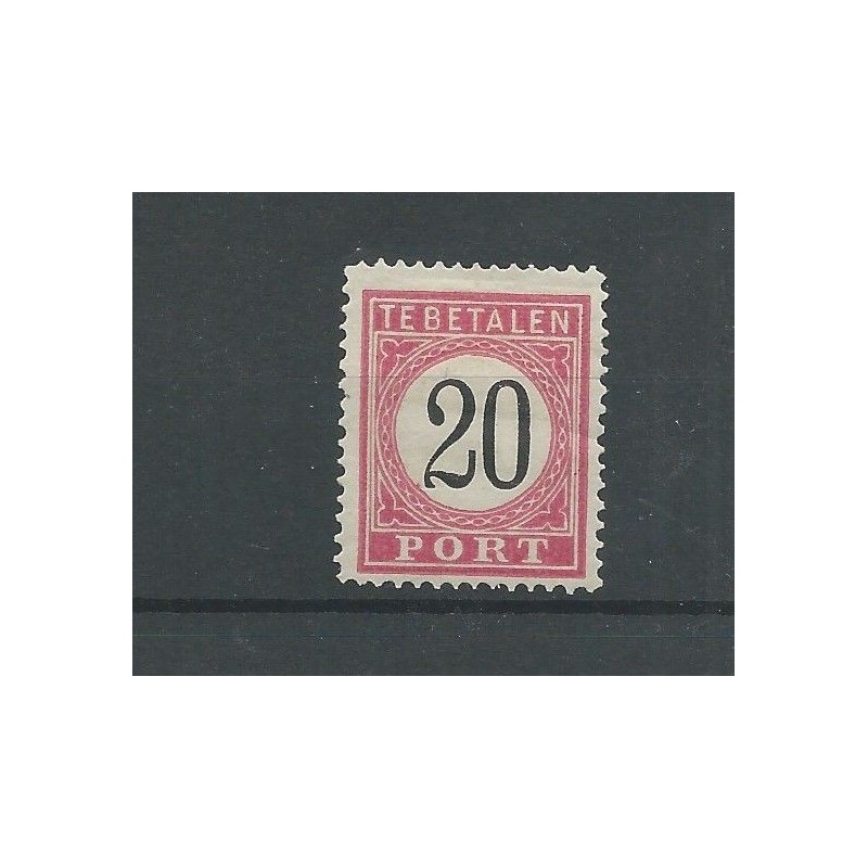 Dutch East Indies  P9A-II  Postage due 20ct  MH/unused  CV 175  €