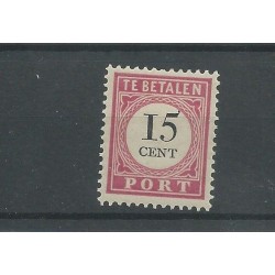 Dutch East Indies  P17  Postage due 15ct  MH/unused  CV 27  €