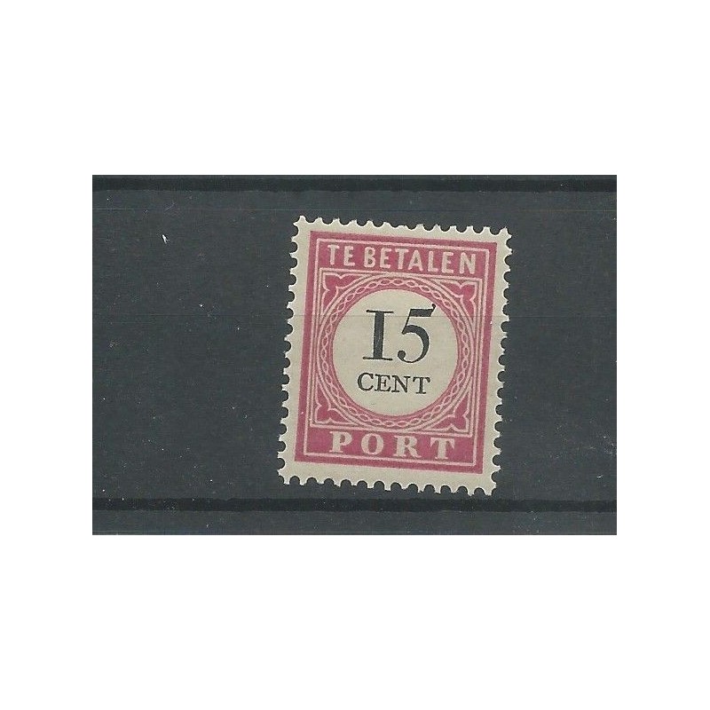 Dutch East Indies  P17  Postage due 15ct  MH/unused  CV 27  €