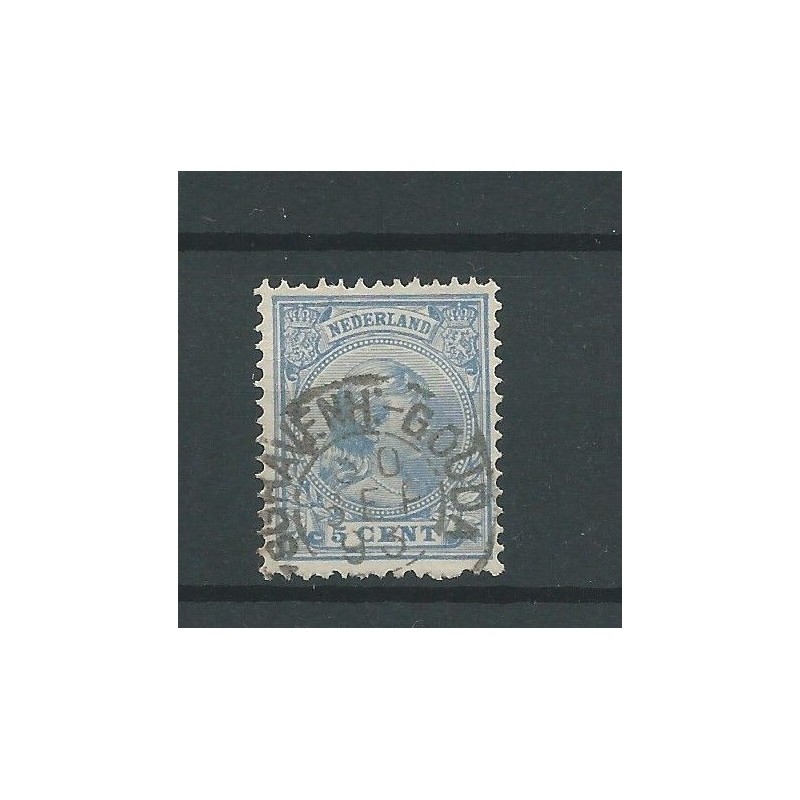 Nederland 35 met " s'GRAVENH:-GOUDA  1893"  VFU/gebr  CV 33 €