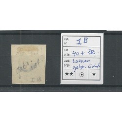 Netherlands 1b with LOENEN broken cirkel VFU/used  CV 55 € +250 Eysiga