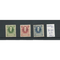 Liechtenstein 72-74 Geburtstag des Fürsten  MNH CV 220 €