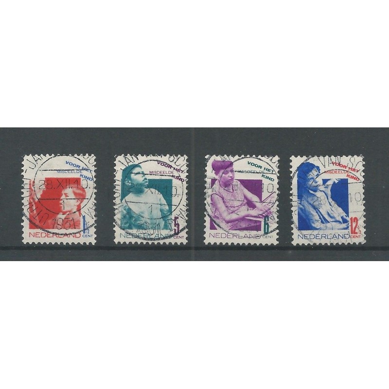 Netherlands 240-243 Child Welfare 1931  CANCELS VFU/used  CV 35+ €