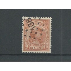 Netherlands 39 with numeral dot cancel 108 VFU/used CV 130 € EXTREMELY FINE !!!