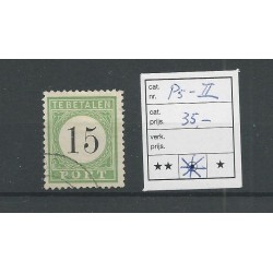 Curaçao  P5-II  Postage due 15ct VFU/used  CV 35 €  EXTREMELY FINE !!