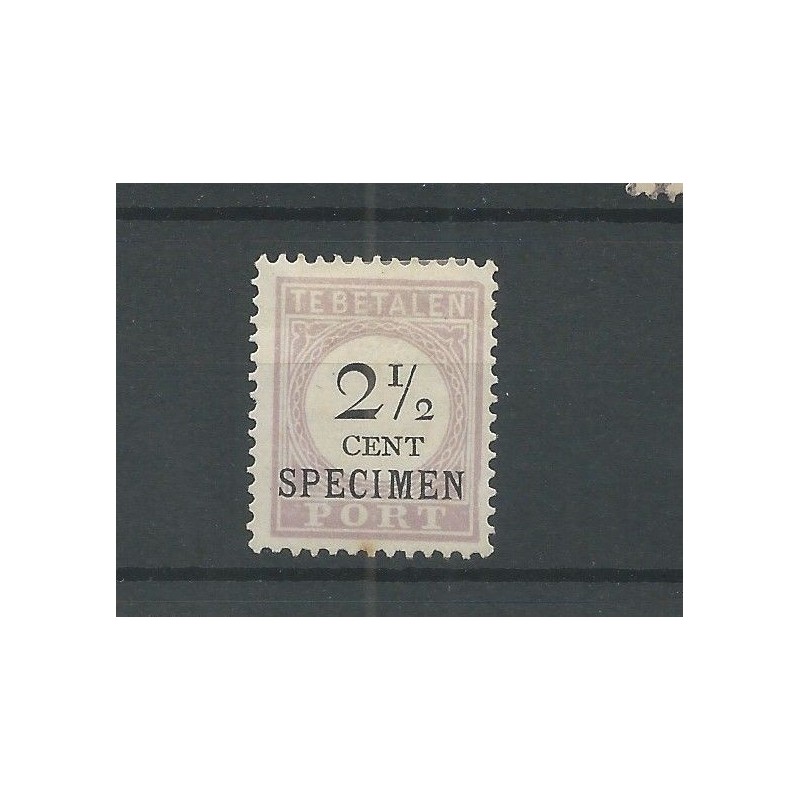 Suriname P9  Type II SPECIMEN  MH/ongebr  CV 25 €  PRACHT !!