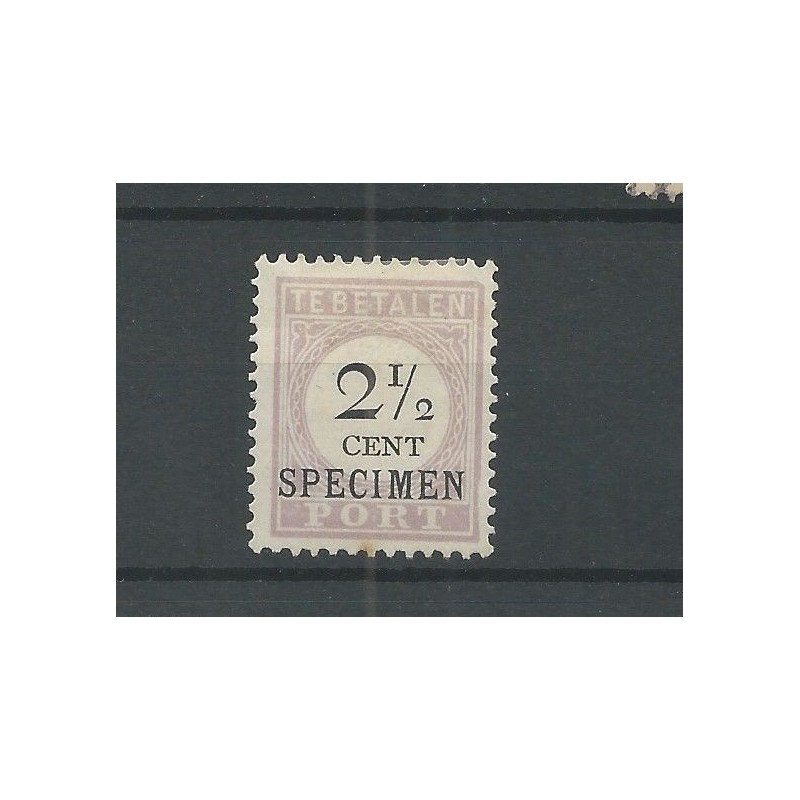 Suriname P9  Type II SPECIMEN  MH/ongebr  CV 25 €  PRACHT !!