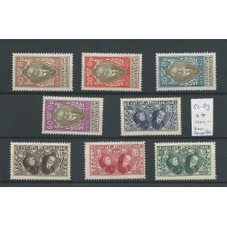 Liechtenstein 82-89 REGIERUNGSJUBILEUM 1928 MNH  CV 1200 € keurstempeltjes!!