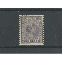 Netherlands 42  Wilhelmina 25ct MNH  CV 825 €
