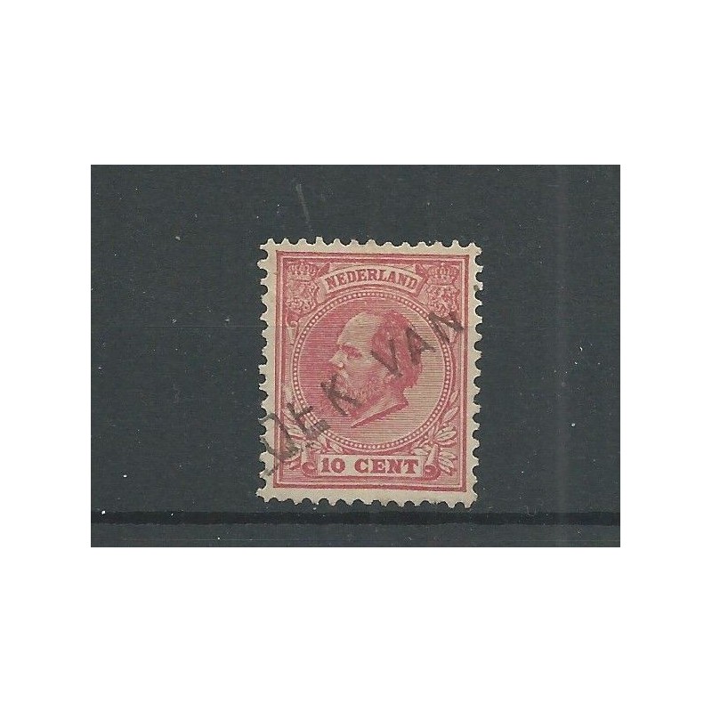 Nederland 21 met 'HOEK VAN HOLLAND' VFU/gebr CV 10+ €