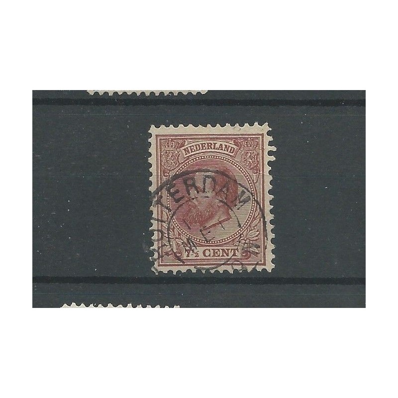 Netherlands 20 with "ROTTERDAM" small round cancel  VFU/used CV 23+ €