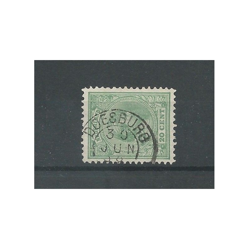 Netherlands 40 with "DOESBURG  1898"  VFU/used CV 10++ €