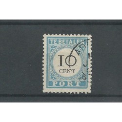 Netherlands P7D-III  "Bluee punt in T"  VFU/used CV 25+ €