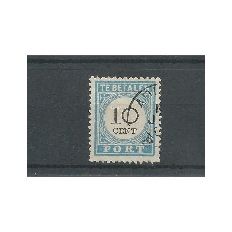 Netherlands P7D-III  "Bluee punt in T"  VFU/used CV 25+ €