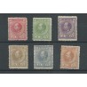 Suriname 3A-13A  Willem III  MH/unused  CV 520 €