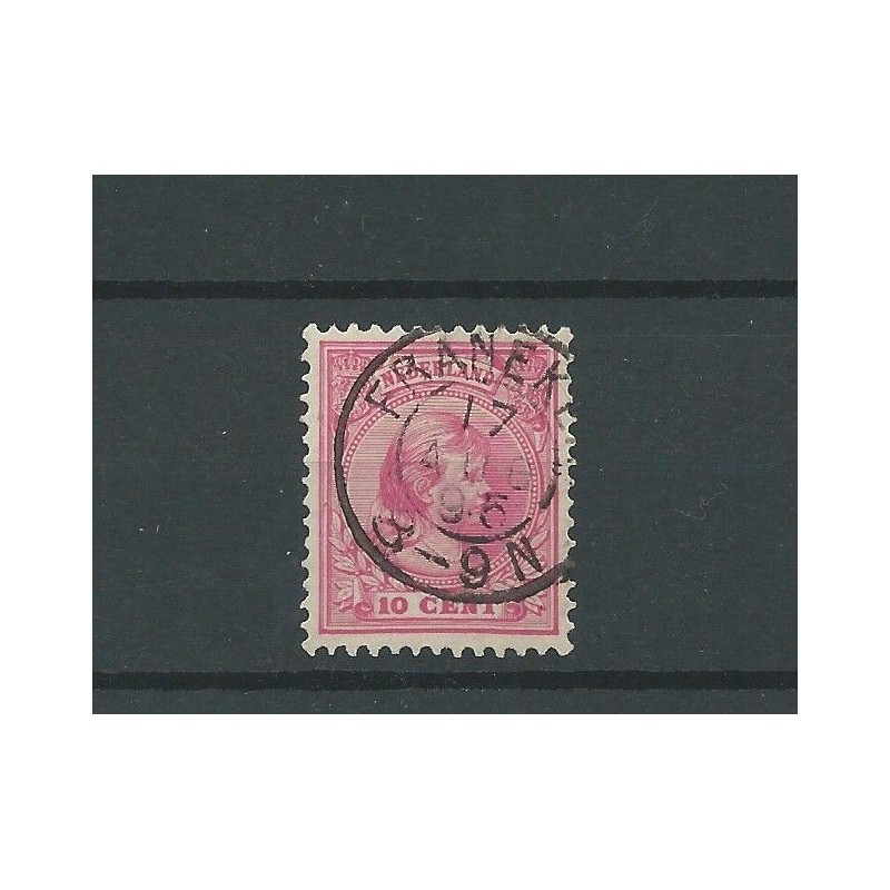 Netherlands 37 with "FRANEKER 1895 "  VFU/used  CV 7 €