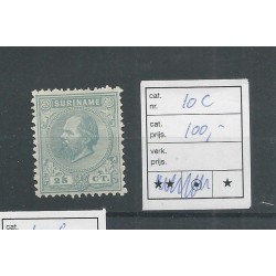 Ned. Indie 256 Wilhelmina 25ct VFU/gebr CV 60 €