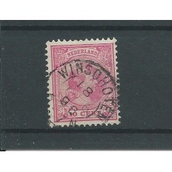 Netherlands 37 with "WINSCHOTEN 1896 "  VFU/used  CV 7 €