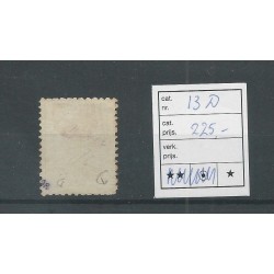 Suriname 13D   Willem III 1873 MH/unused  CV 225 €