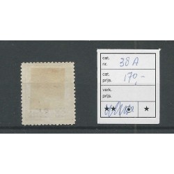 Suriname  38A   Provisional issue MH/unused  CV 170 €