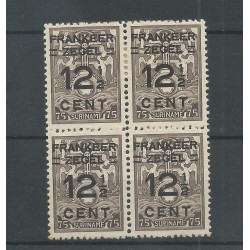 Suriname  132P Brandkast-overprint MH/unused CV 62,5 €