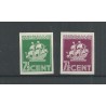 Suriname  195-196 Scheepje imperforate  MH/unused CV ?? €