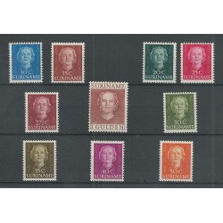 Suriname  285-294 Juliana  MNH  CV 55 €