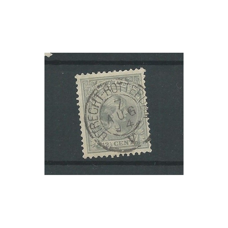 Nederland  38 met "UTRECHT-ROTTERDAM V 1894" kleinrond VFU/gebr  CV 12,5+ €