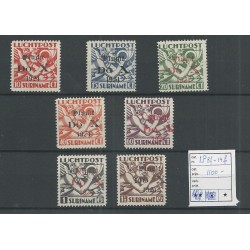 Suriname  LP8f-14f  DO-X set without dot MH/unused CV 1100 €