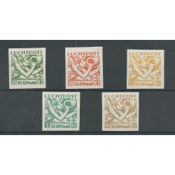 Suriname  LP15-19 Mercuriuskop imperforate PROEVEN  MH/unused CV ??? €