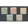 Suriname  LP15-19 Mercuriuskop imperforate PROEVEN  MH/unused CV ??? €