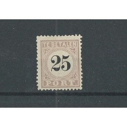 Suriname  P5-IV   Postage due 1886  MH/unused  CV 275 €
