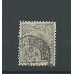 Netherlands  38 with "BREDA-VLISSINGEN 1894" small round cancel VFU/used  CV 10 €